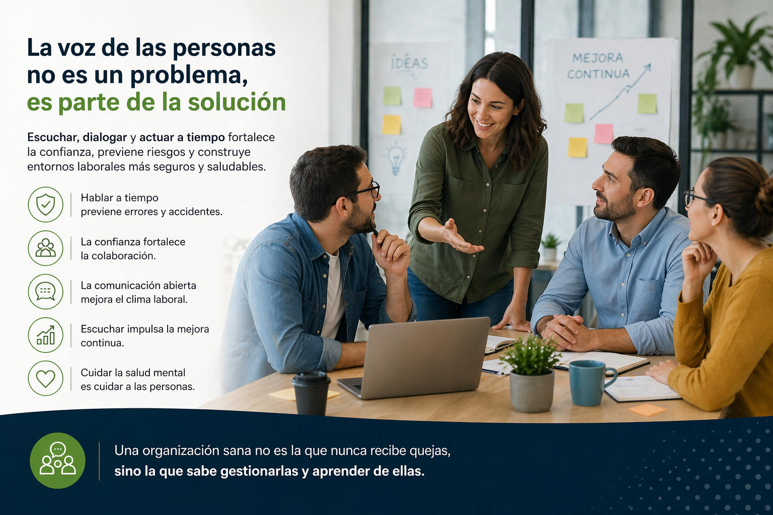 Liderazgo, comunicación y seguridad psicológica en el trabajo