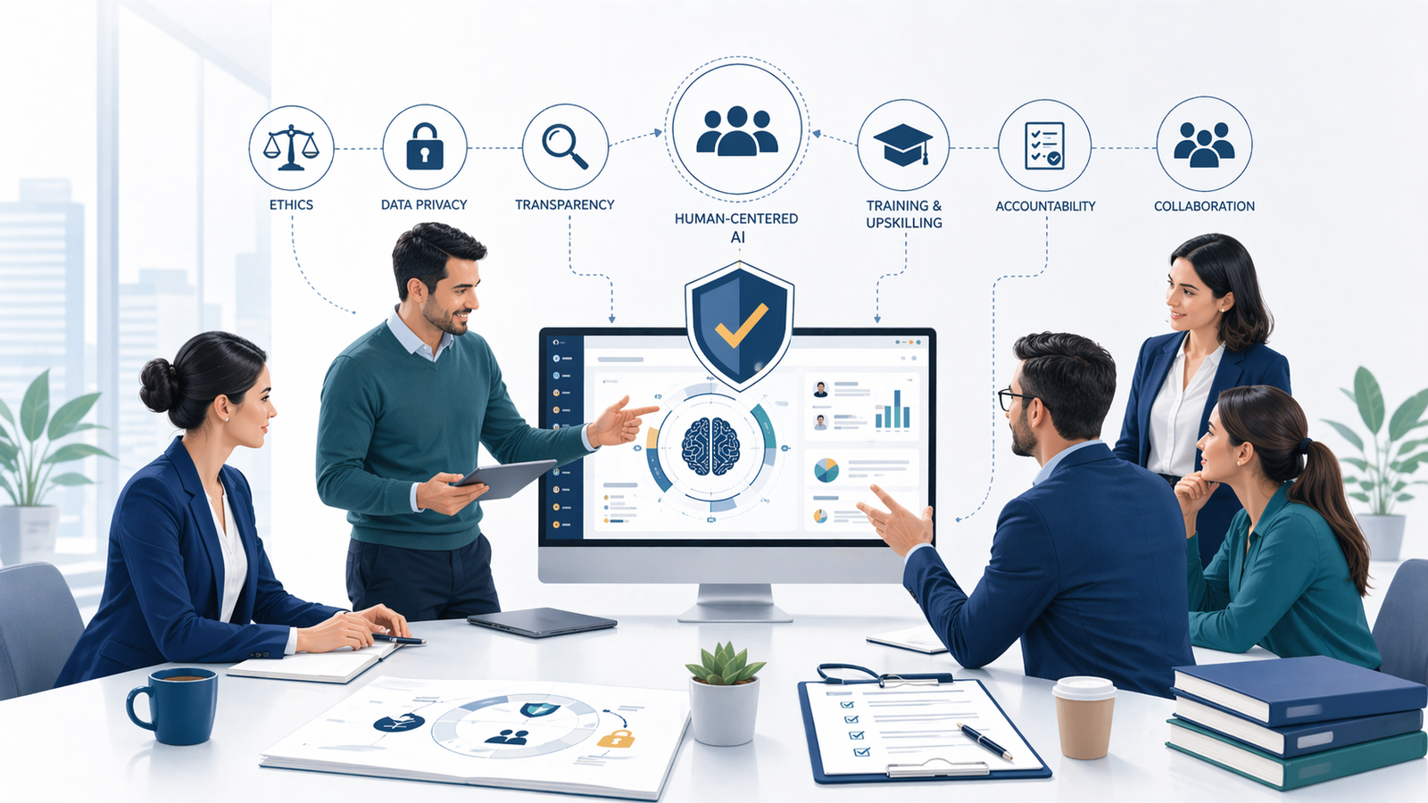 Uso responsable de inteligencia artificial en seguridad laboral y gestión organizacional