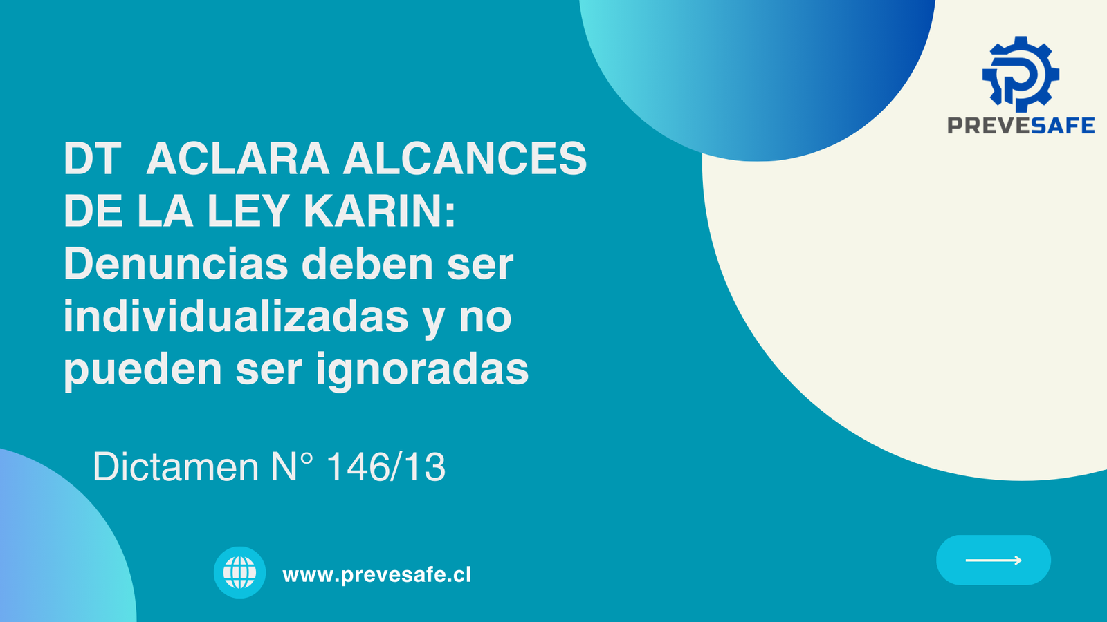 Dictamen N°146 de la Dirección del Trabajo aclara alcances clave de la Ley Karin
